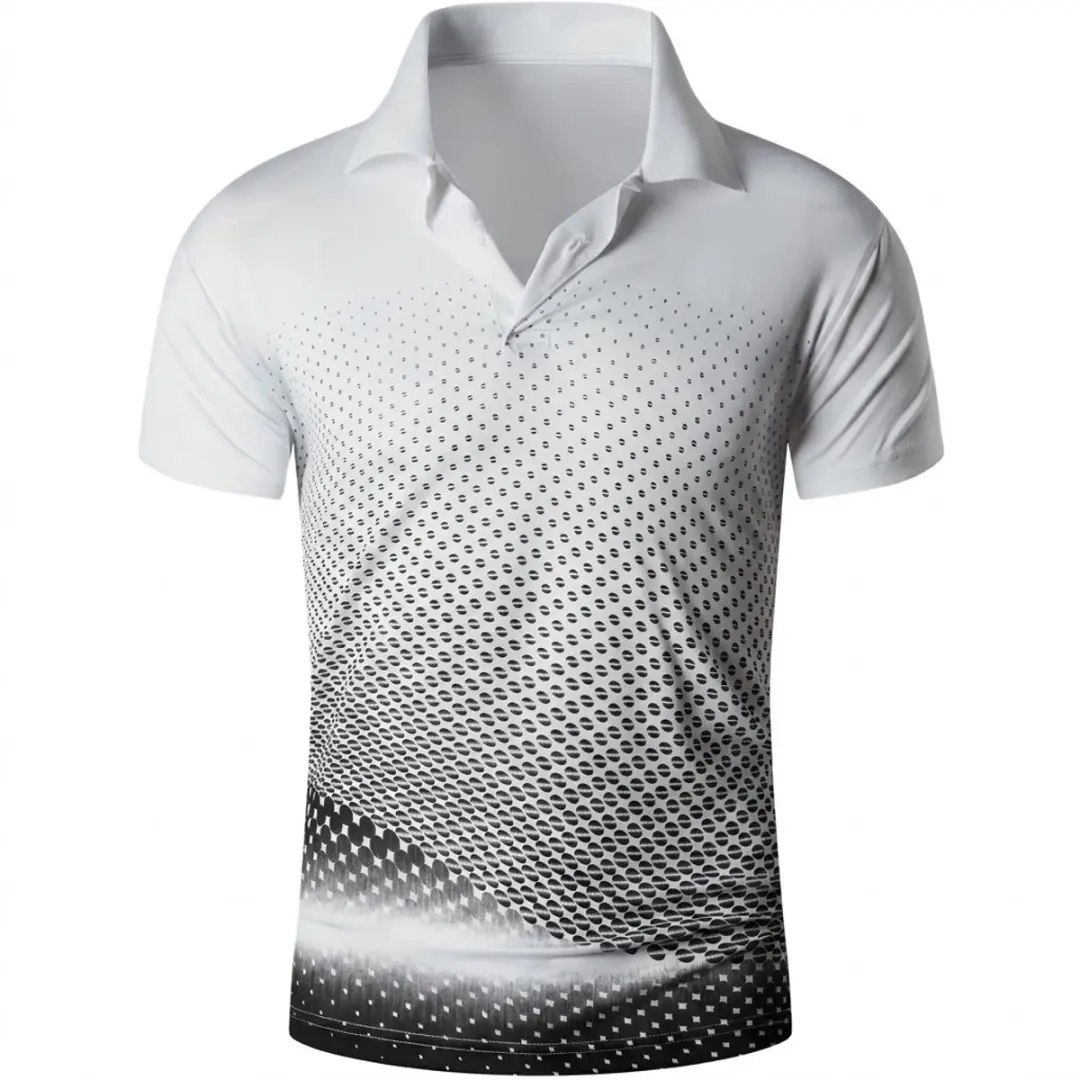 Wit tennisshirt heren XL