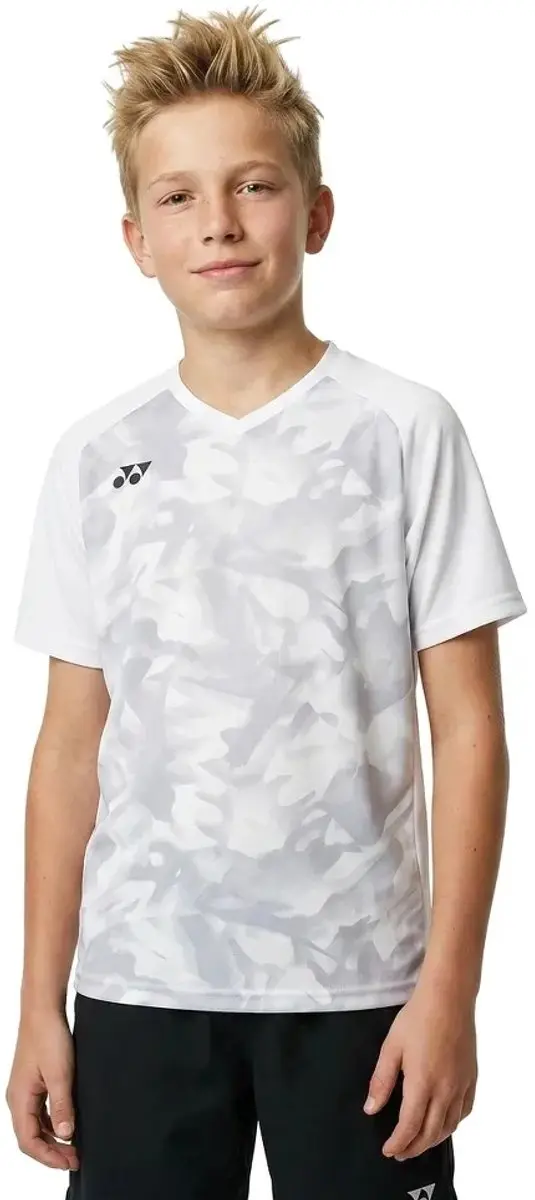 Yonex YJ0033EX Korte Mouw Poloshirt - 122 cm - Wit