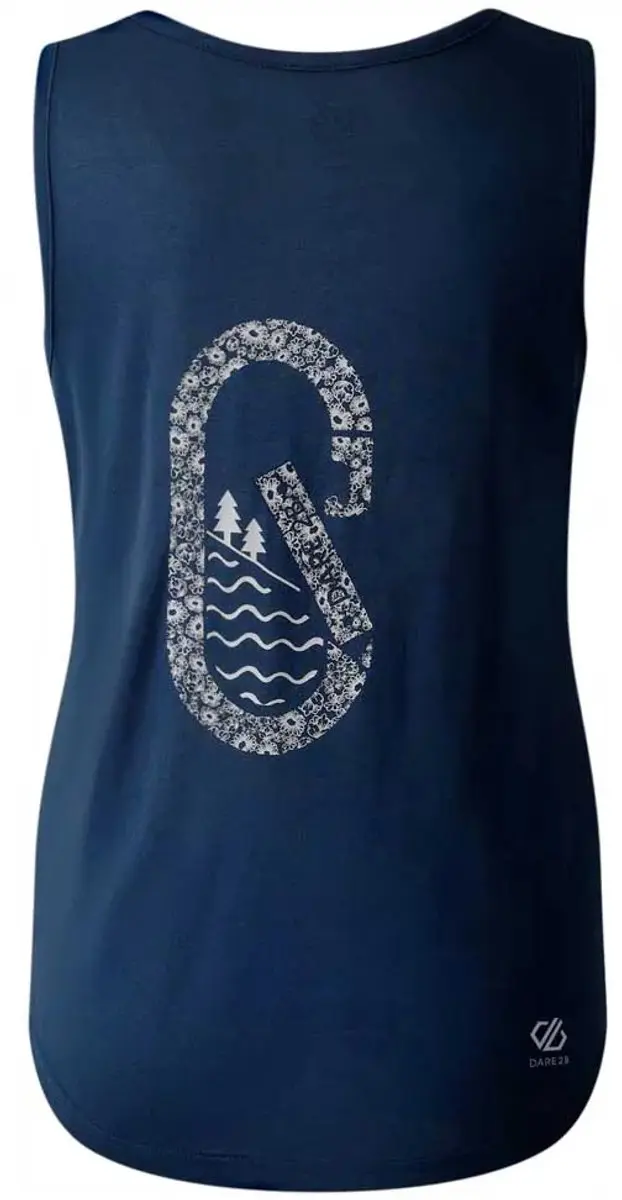 Dare 2b Harmonic Mouwloos T-shirt - 38 - Moon Light Denim