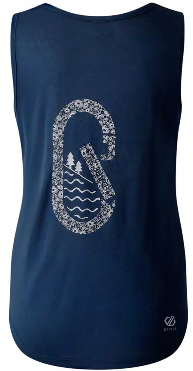 Dare 2b Harmonic Mouwloos T-shirt - 38 - Moon Light Denim