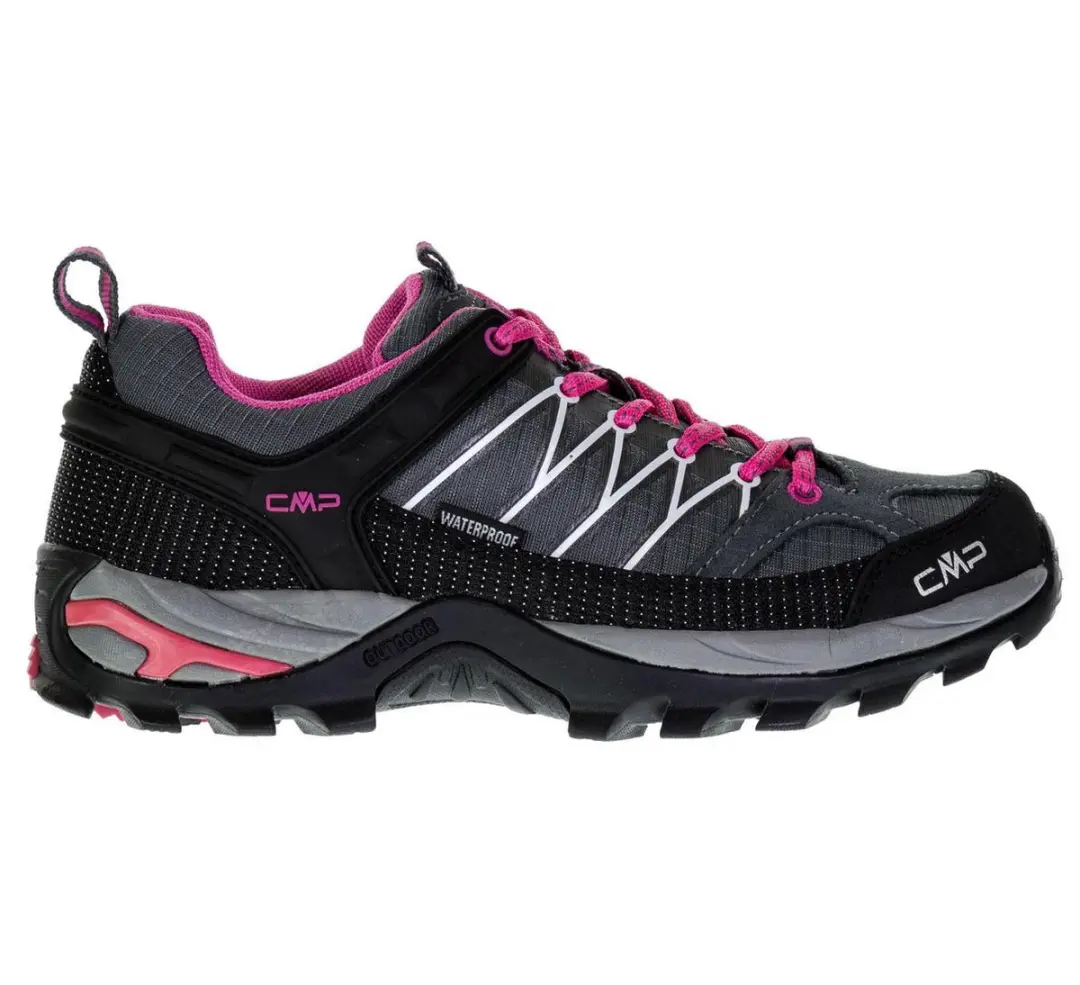 CMP Rigel Low Wandelschoenen 41 - Grijs/Zwart/Rozerood