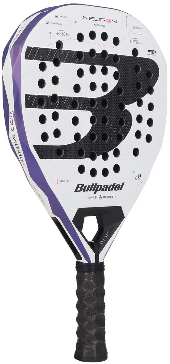 Bullpadel Neuron 02 Edge 27 - L0 - Wit - afbeelding 5 van 6