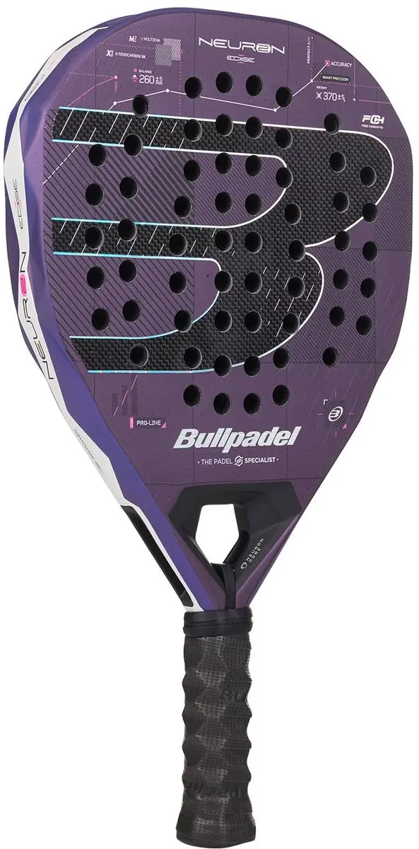 Bullpadel Neuron 02 Edge 27 - L0 - Wit - afbeelding 2 van 6