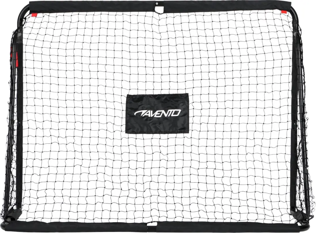 Avento Voetbaldoel met Targetscherm 160x60x120cm - Zwart