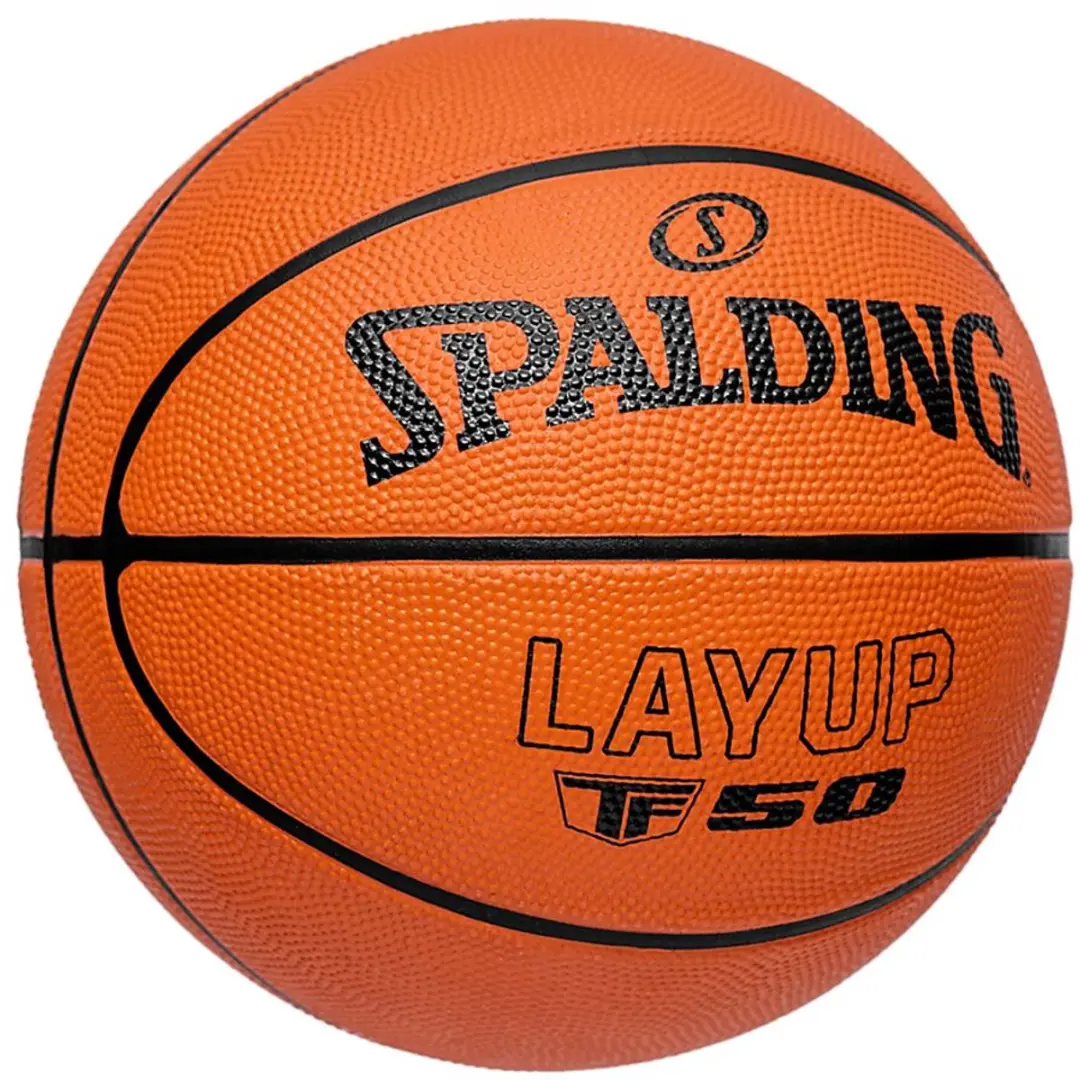 Spalding Layup TF 50 Basketbal - Oranje - Maat 4 - afbeelding 6 van 6