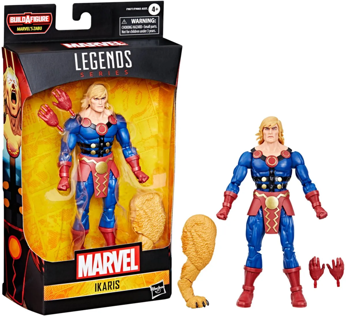 Marvel Legends Ikaris met Zabu F90775X0 - Action Figure - 15 cm - Multicolor