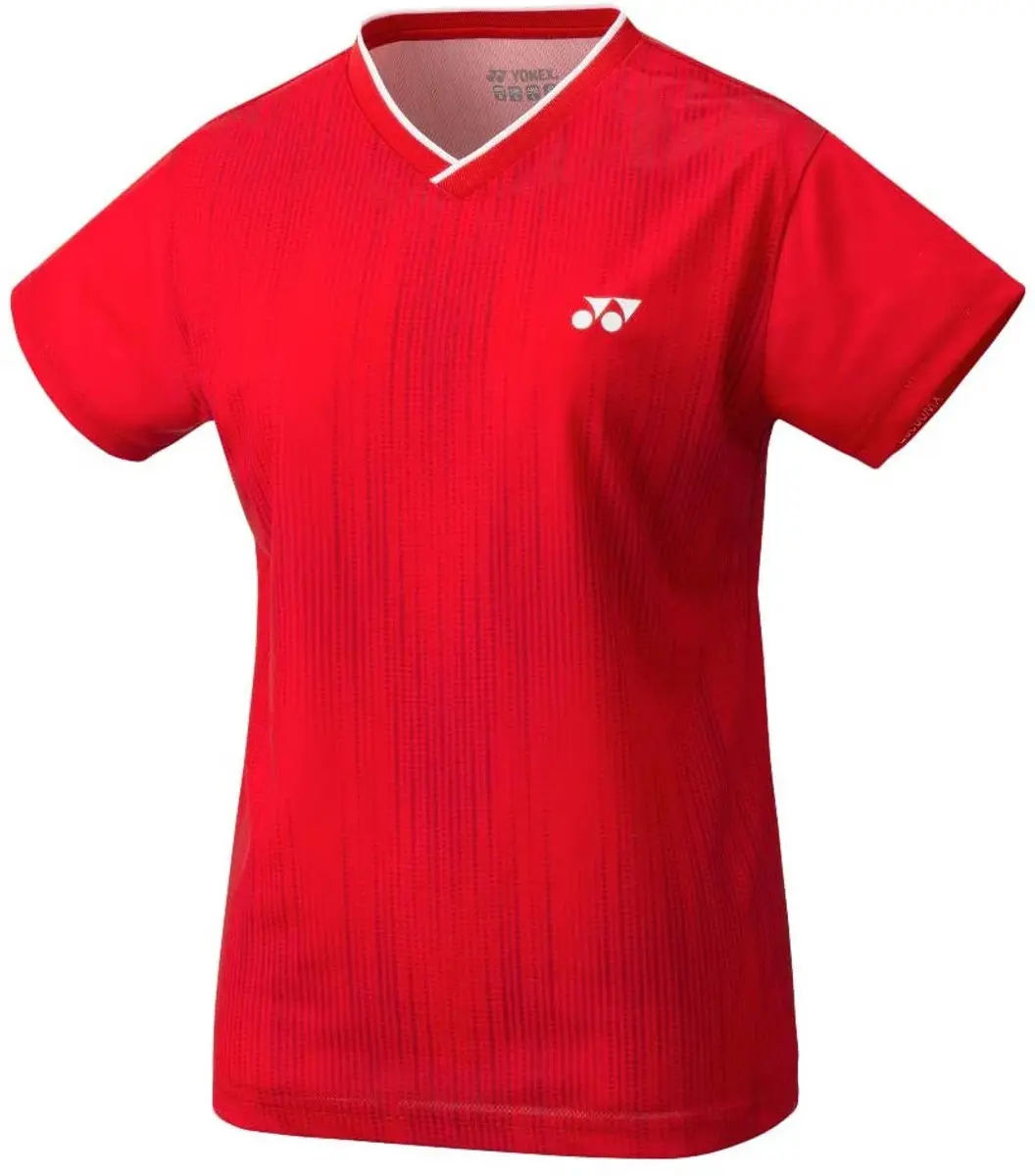 Yonex Sportshirt Crew Neck Dames Polyester Rood Mt Xl