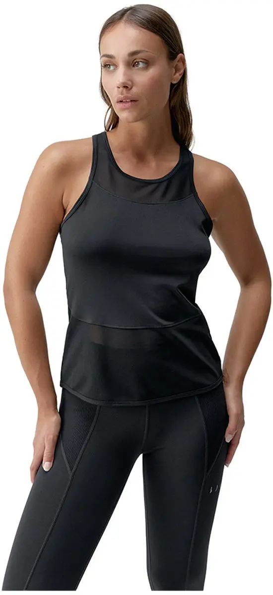 Born Living Yoga Kiava Mouwloos T-shirt Zwart XL Vrouw