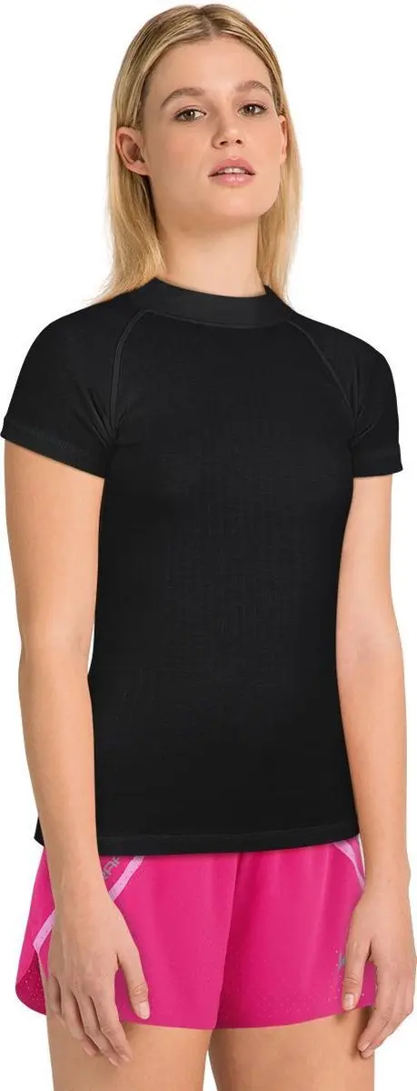 Avento Thermoshirt Korte Mouw Vrouwen - Zwart Maat 38 - afbeelding 6 van 6