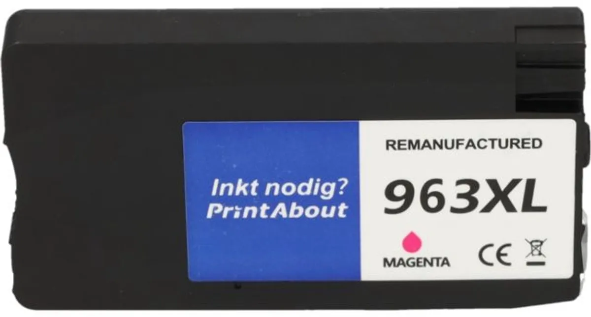 PrintAbout Inktcartridge 963 3JA24AE Magenta - 25.5ml - o.a. HP OfficeJet Pro