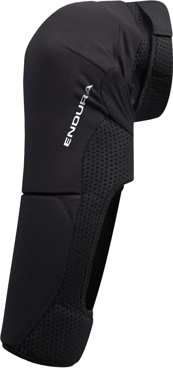 Endura Singletrack Kniebeschermer/scheenbeschermer Zwart L-XL
