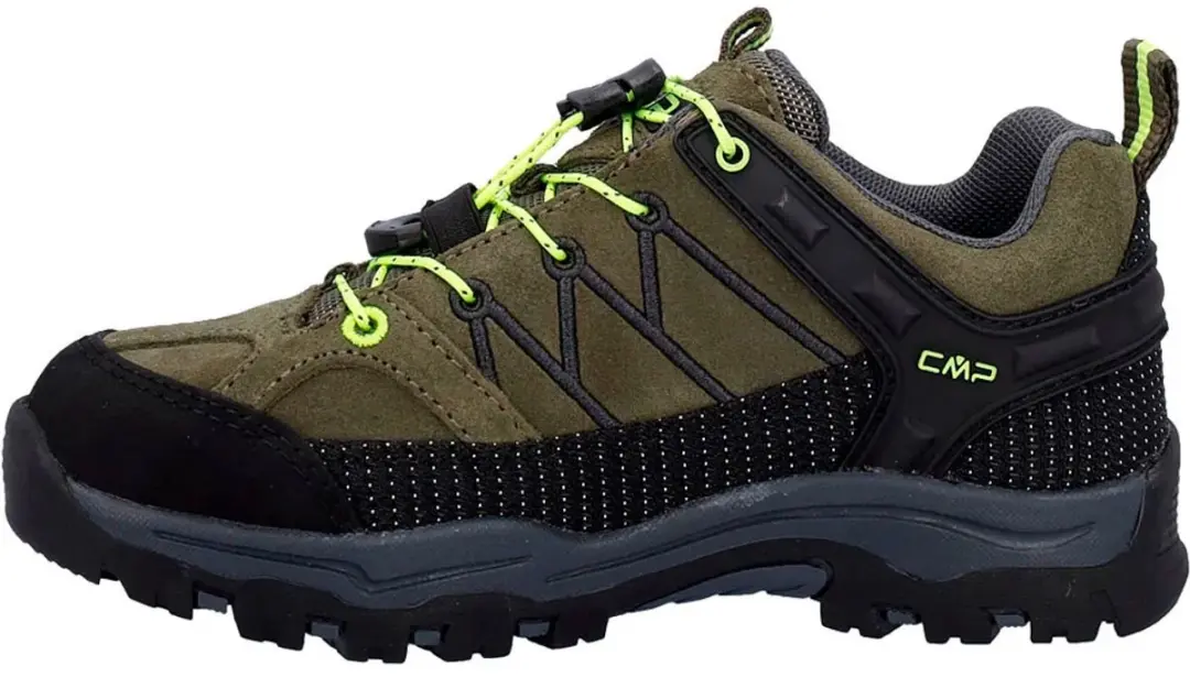 CMP Rigel Low WP 3Q13244 Wandelschoenen - Kinderen 34 - Olive/Yellow Fluo