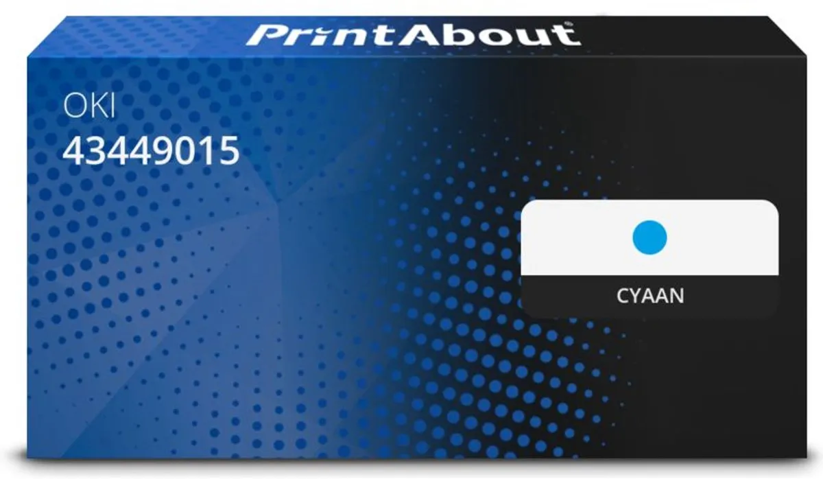 PrintAbout OKI 43449015 Drum Cyaan - 22.000 pagina's