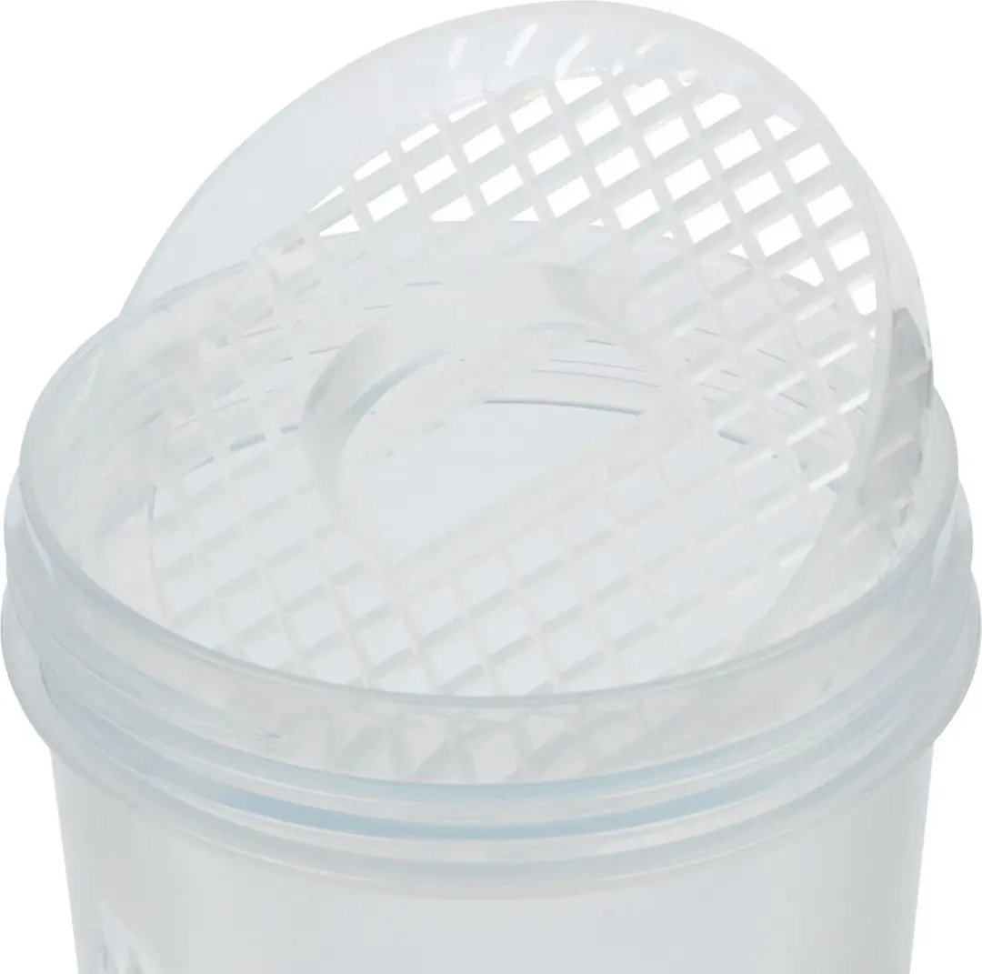 Avento Shakebeker 400ml - Transparant/Zwart