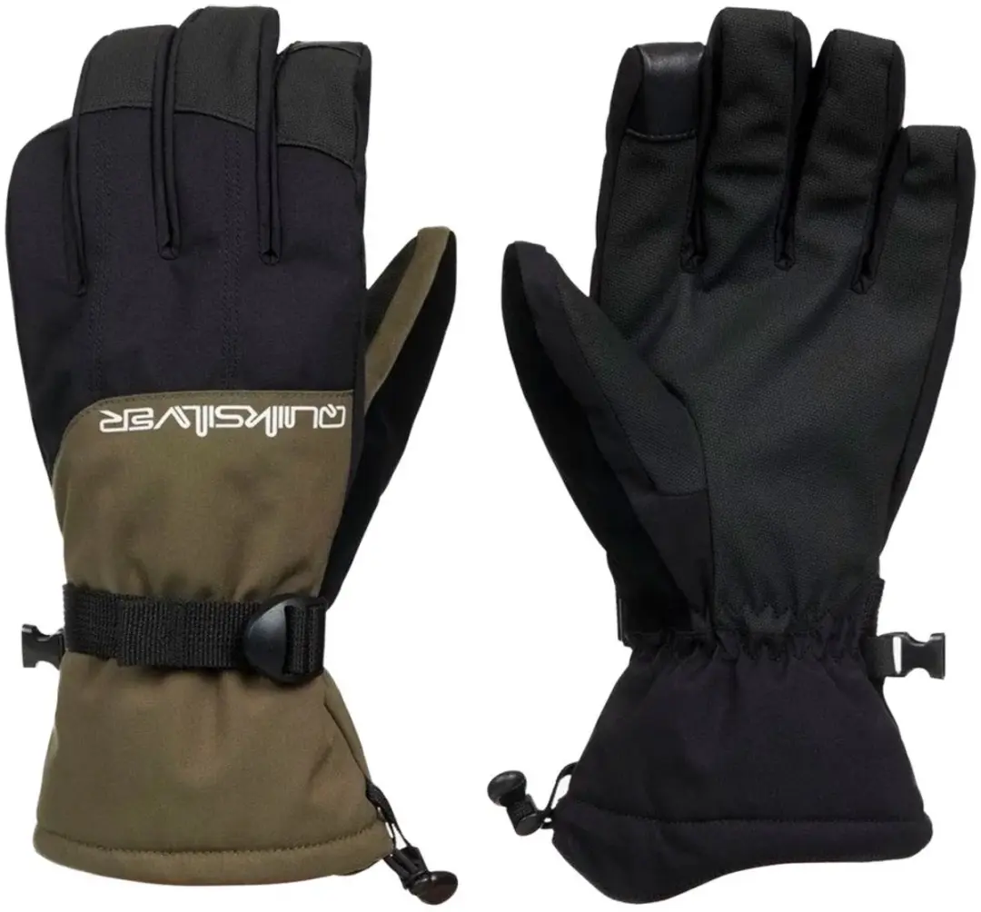Quiksilver Mission Handschoenen Bruin,Zwart L Man