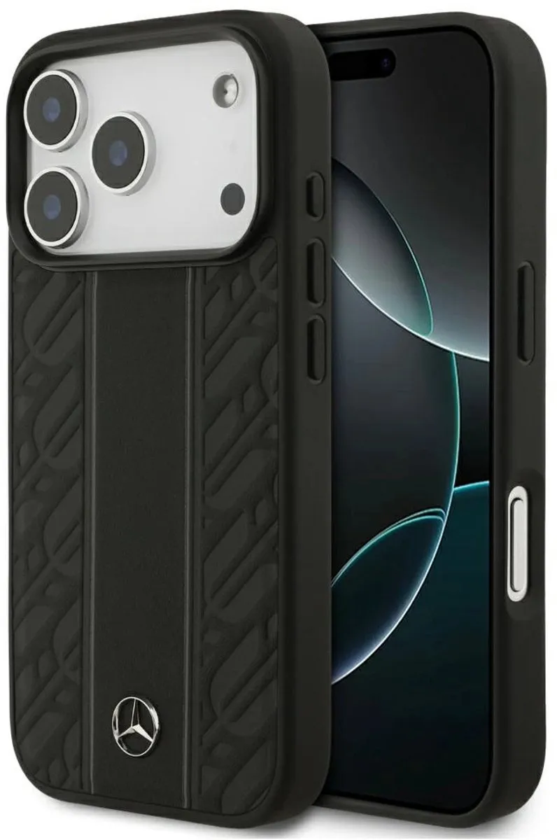 Mercedes-Benz Backcase Hoesje iPhone 17 Pro - Effen Zwart - 3666339568504