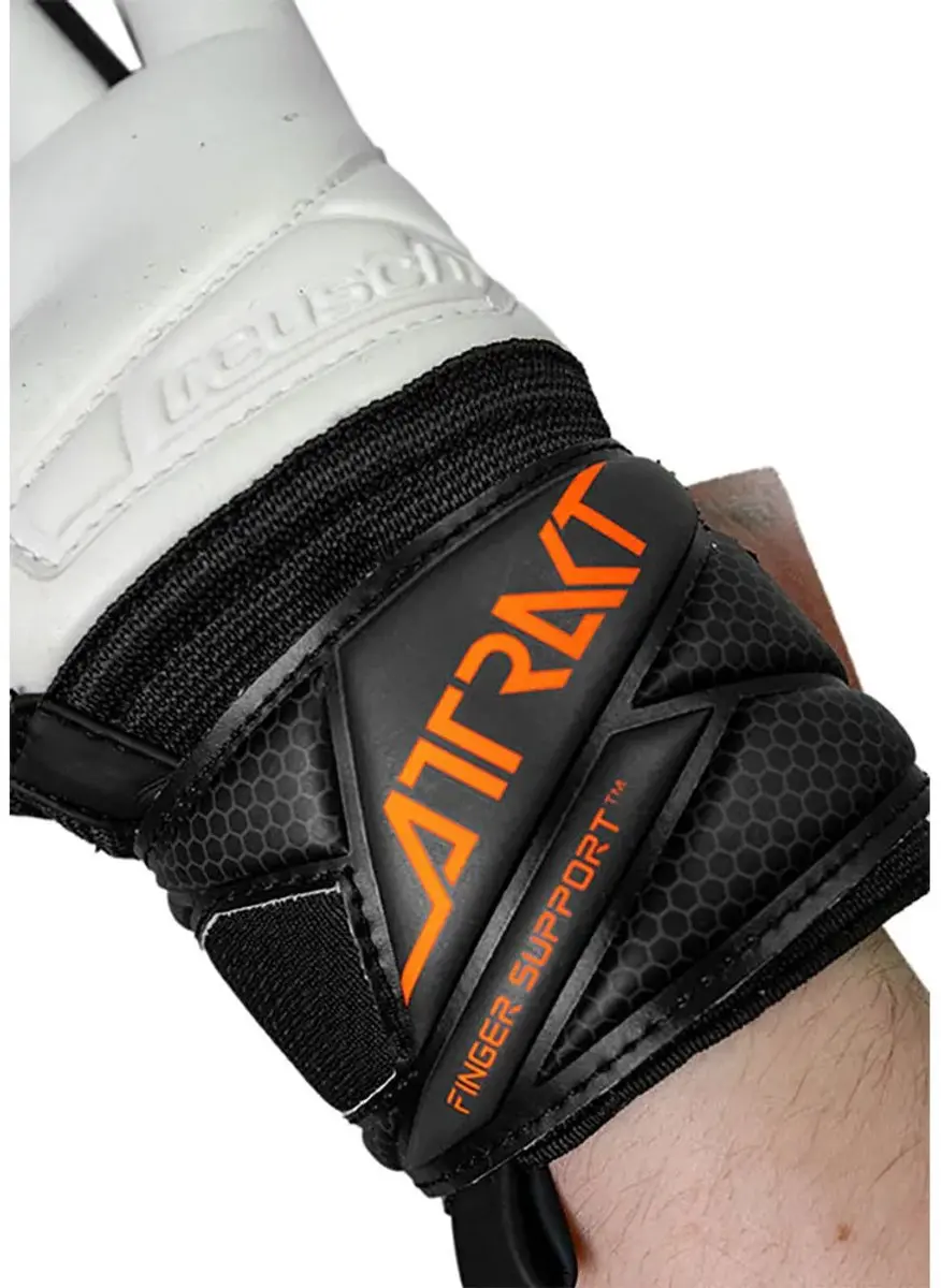 Reusch Attrakt Advance Keepershandschoenen - 8.5 - Zwart/Orange