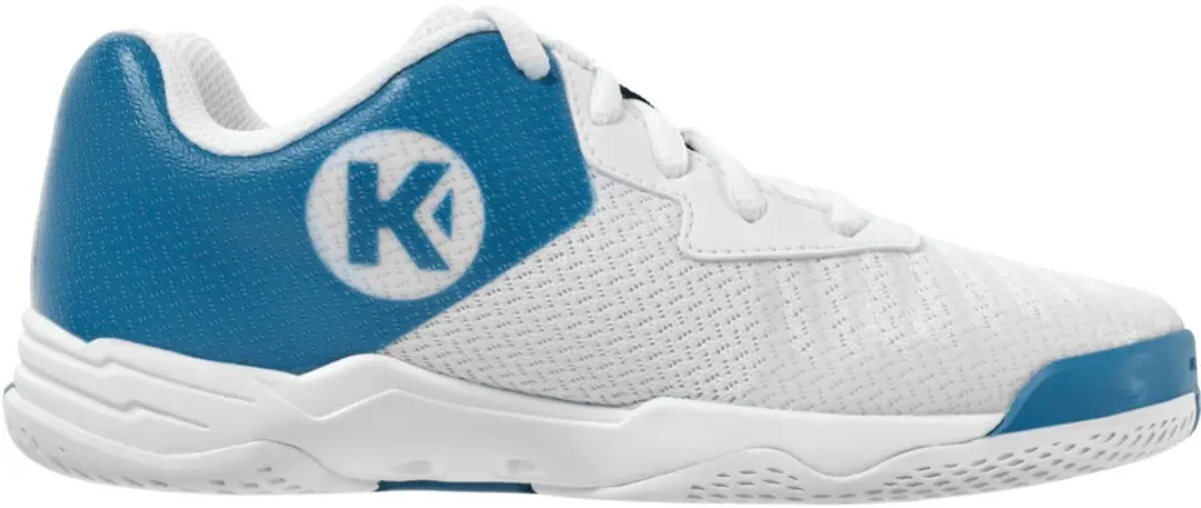 Kempa Wing 2.0 Junior Handbalschoenen - Maat 30 - Wit/Blauw - afbeelding 4 van 5
