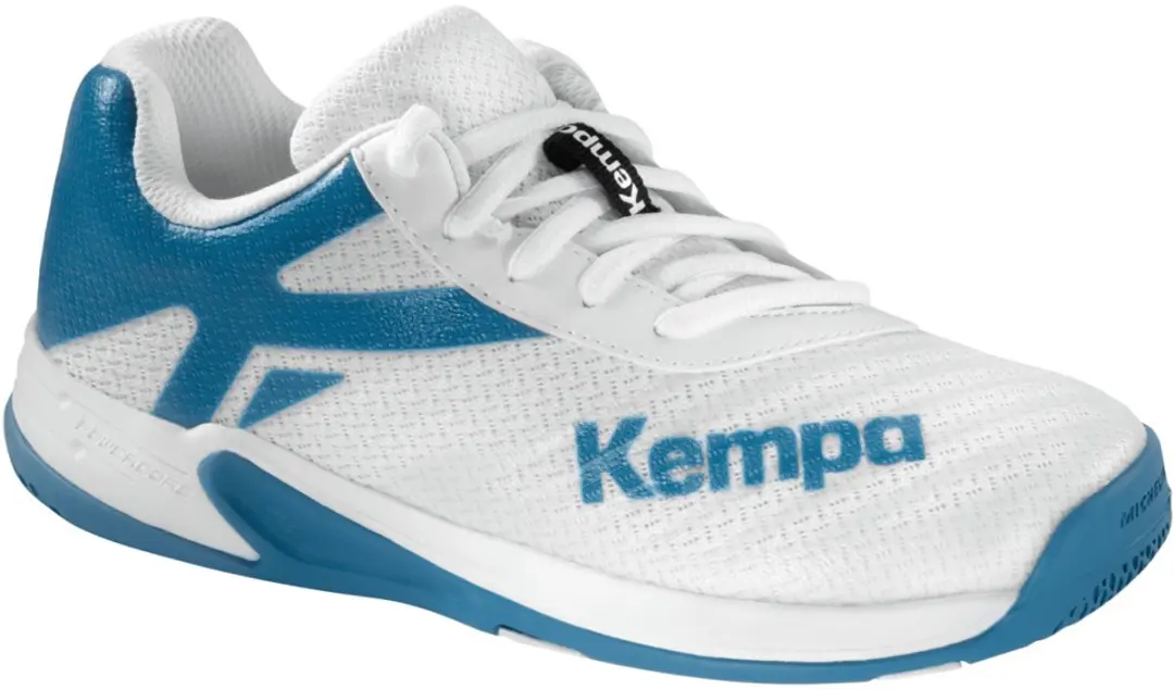 Kempa Wing 2.0 Junior Handbalschoenen - Maat 30 - Wit/Blauw - afbeelding 3 van 5