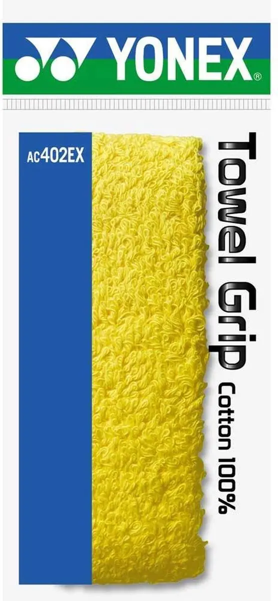 Yonex AC402 Badstofgrip Kleur : Geel