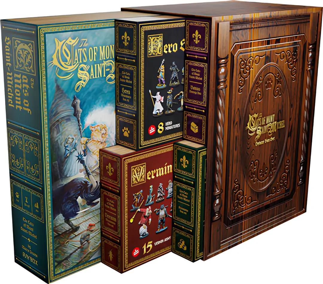 RAYBOX GAMES The Cats of Mont Saint Michel Deluxe Set