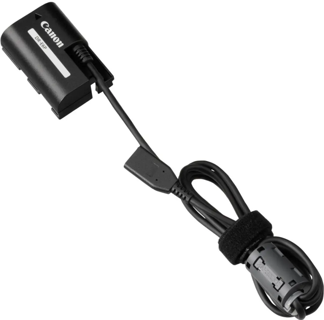 Canon DR-E6P DC coupler Zwart R5 Mark II 1 stuk(s)