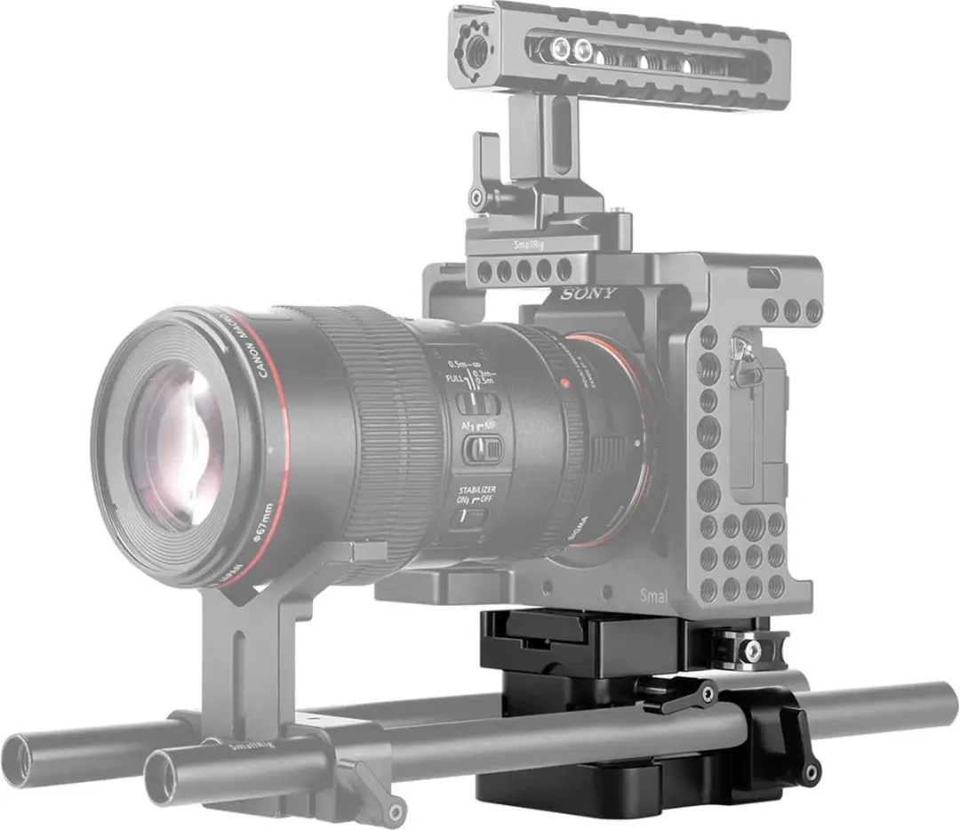 SmallRig 2092 Universeel Rail Support Systeem - 15mm