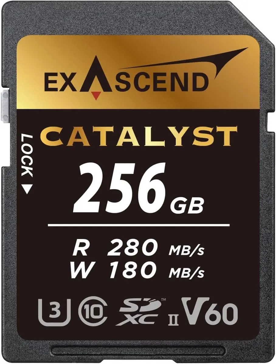 Exascend Catalyst 256GB SDXC UHS-II Geheugenkaart