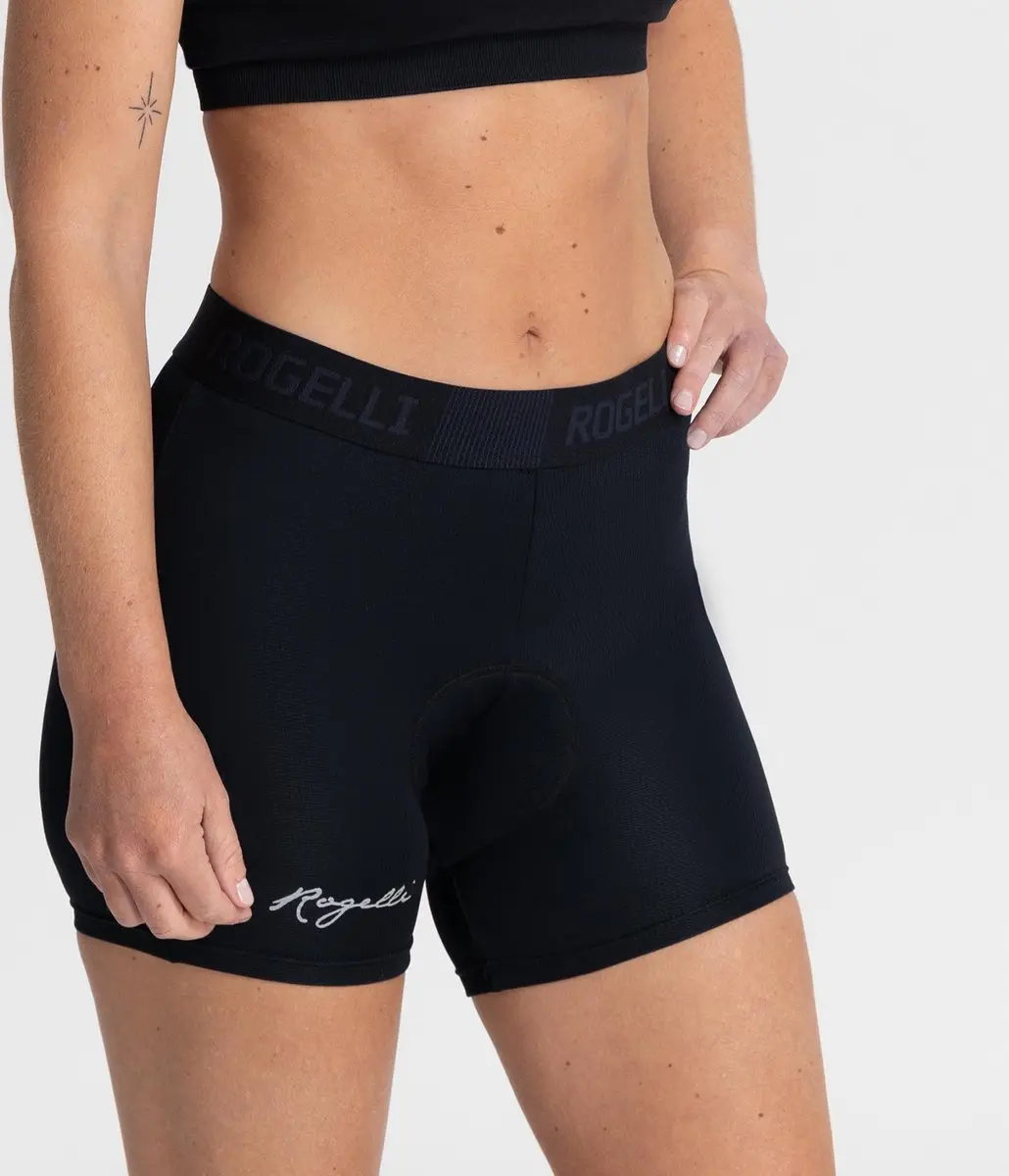 Rogelli Dames Fietsonderbroek Boxer - Zwart S - afbeelding 5 van 5