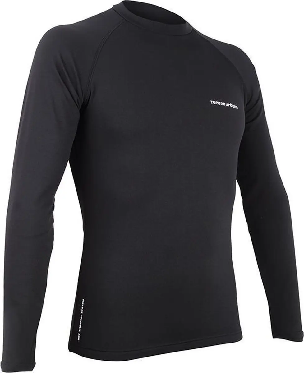Tucano Urbano Thermoshirt North Pole Heren Polyester Zwart Mt Xxl