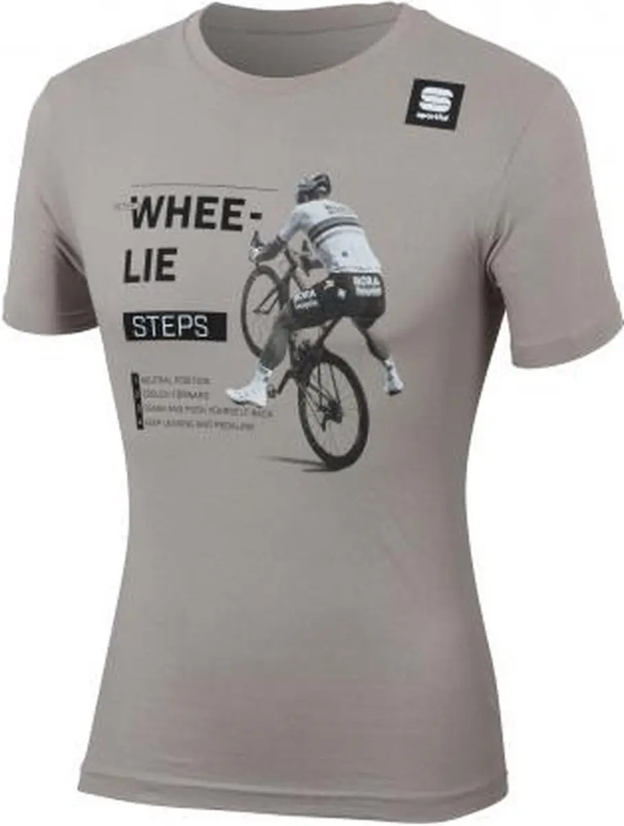 Sportful PS SAGAN WHEE-LIE TEE licht grijs-XXXL