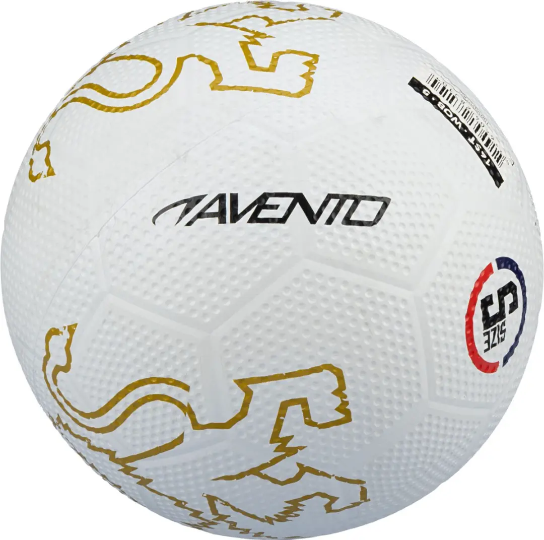 Avento Holland Straatvoetbal Maat 5 - Wit/Goud - afbeelding 3 van 3