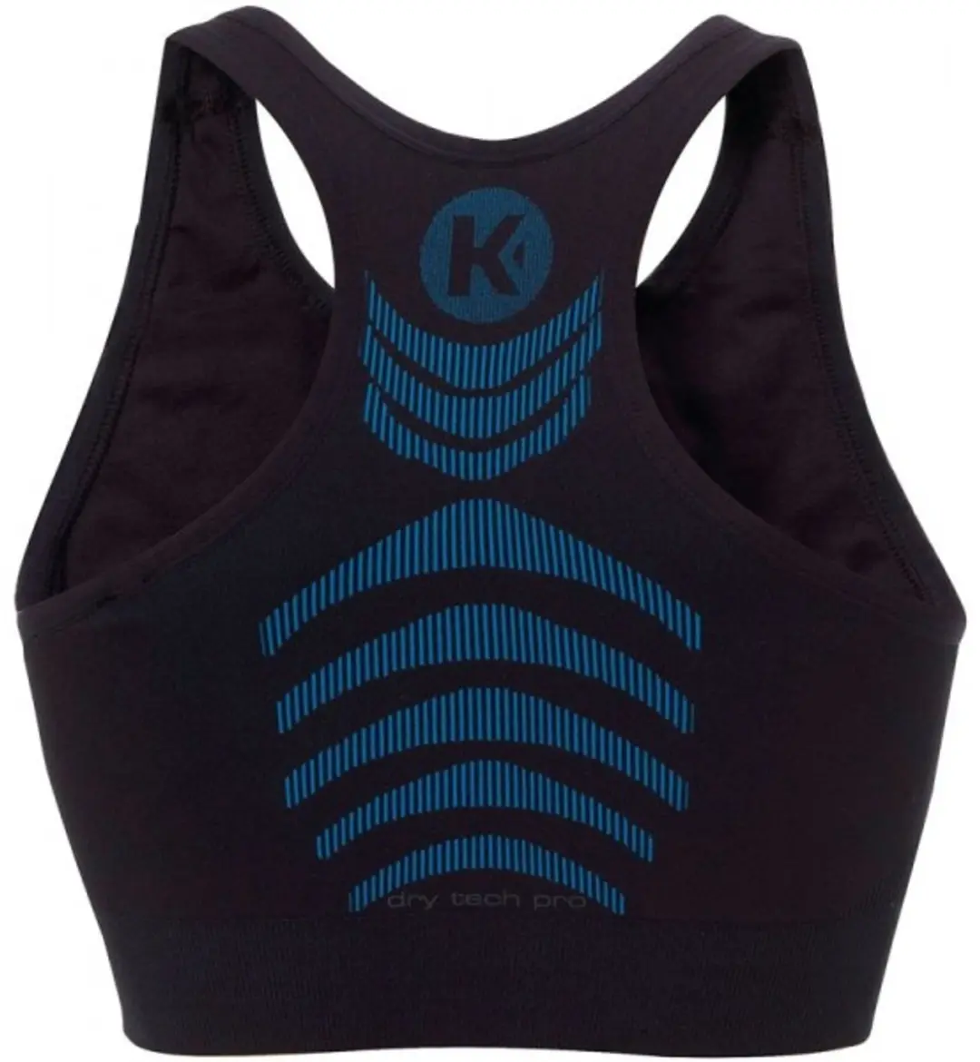 Kempa Attitude Pro Top Dames XS/S - Zwart/Blauw - afbeelding 3 van 4