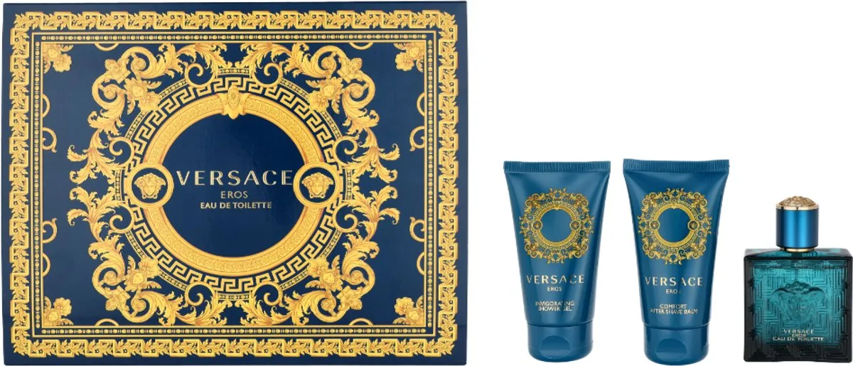 Versace Eros 3-delige Set - 50ml - EDT, Douchegel & Aftershave