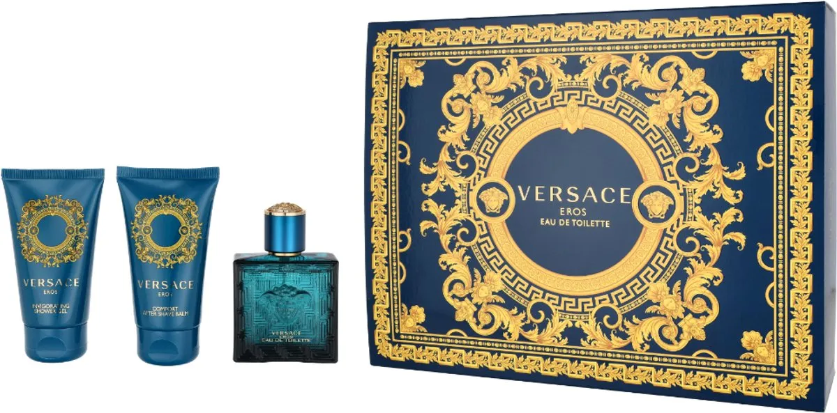 Versace Eros 3-delige Set - 50ml - EDT, Douchegel & Aftershave