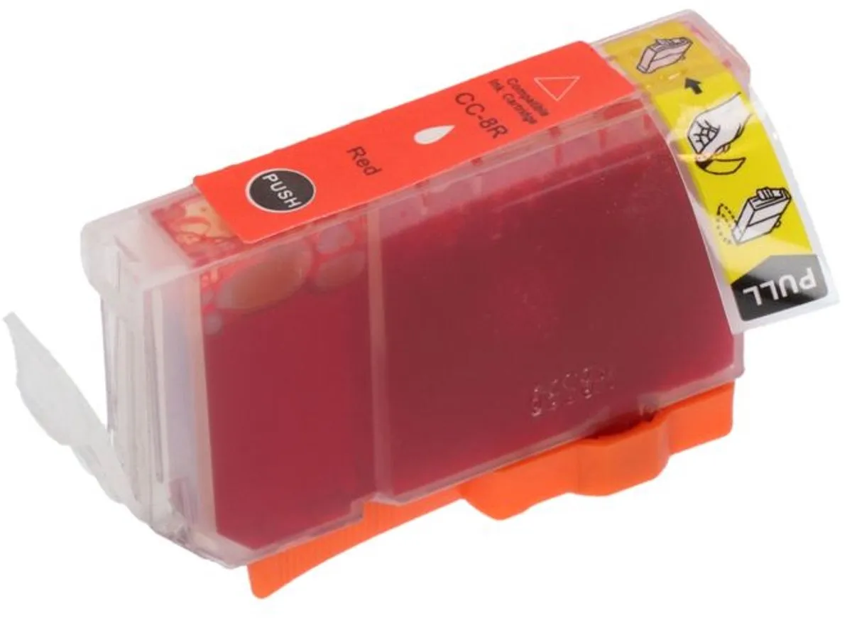 PrintAbout CLI-8R Inktcartridge - Rood - 15ml