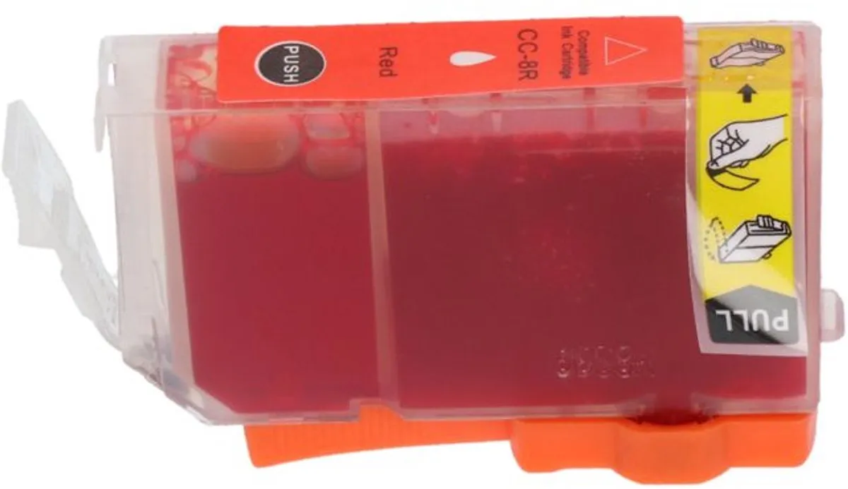 PrintAbout CLI-8R Inktcartridge - Rood - 15ml