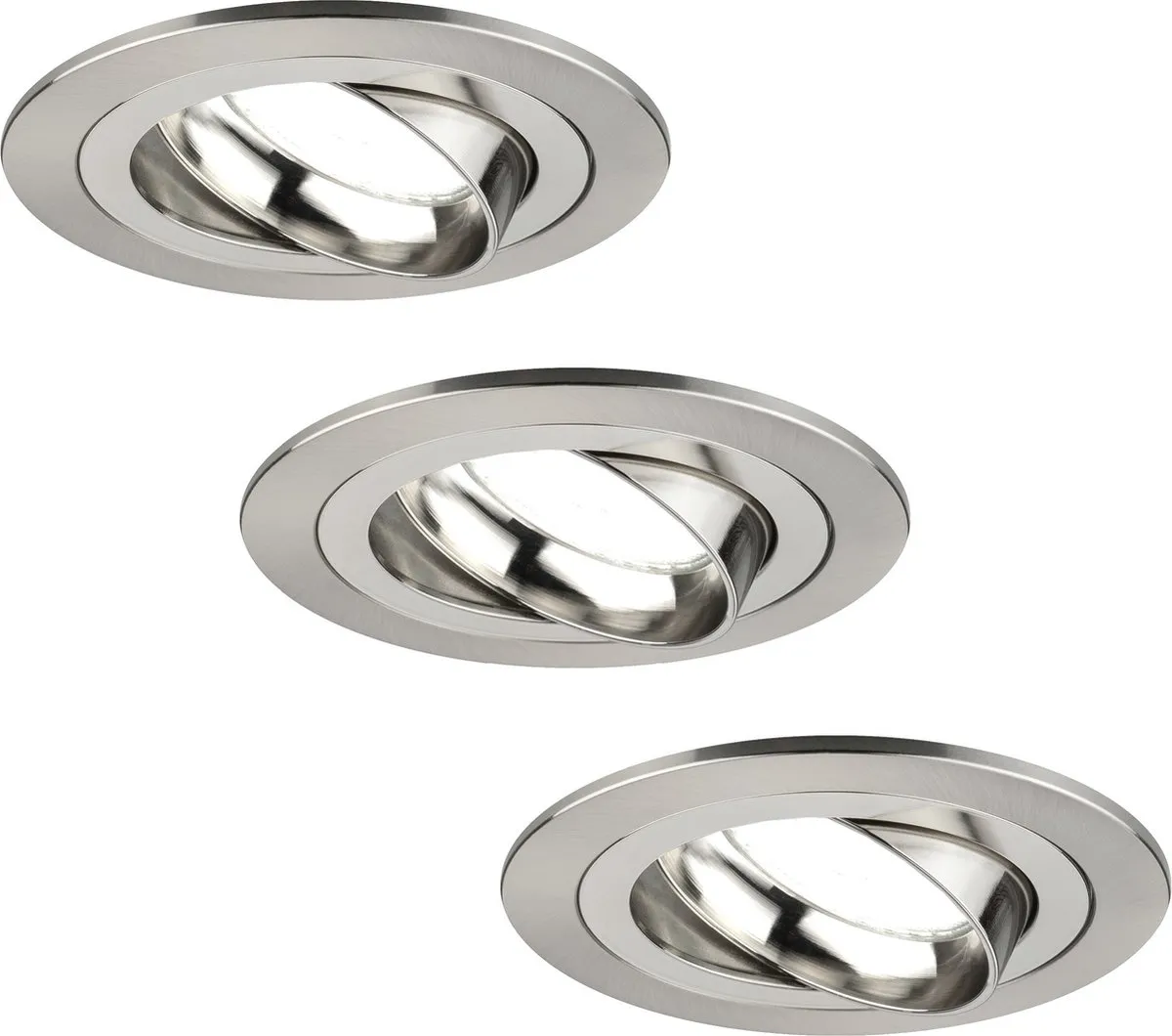 Ledvion 3X Inbouwspot Tokyo RVS