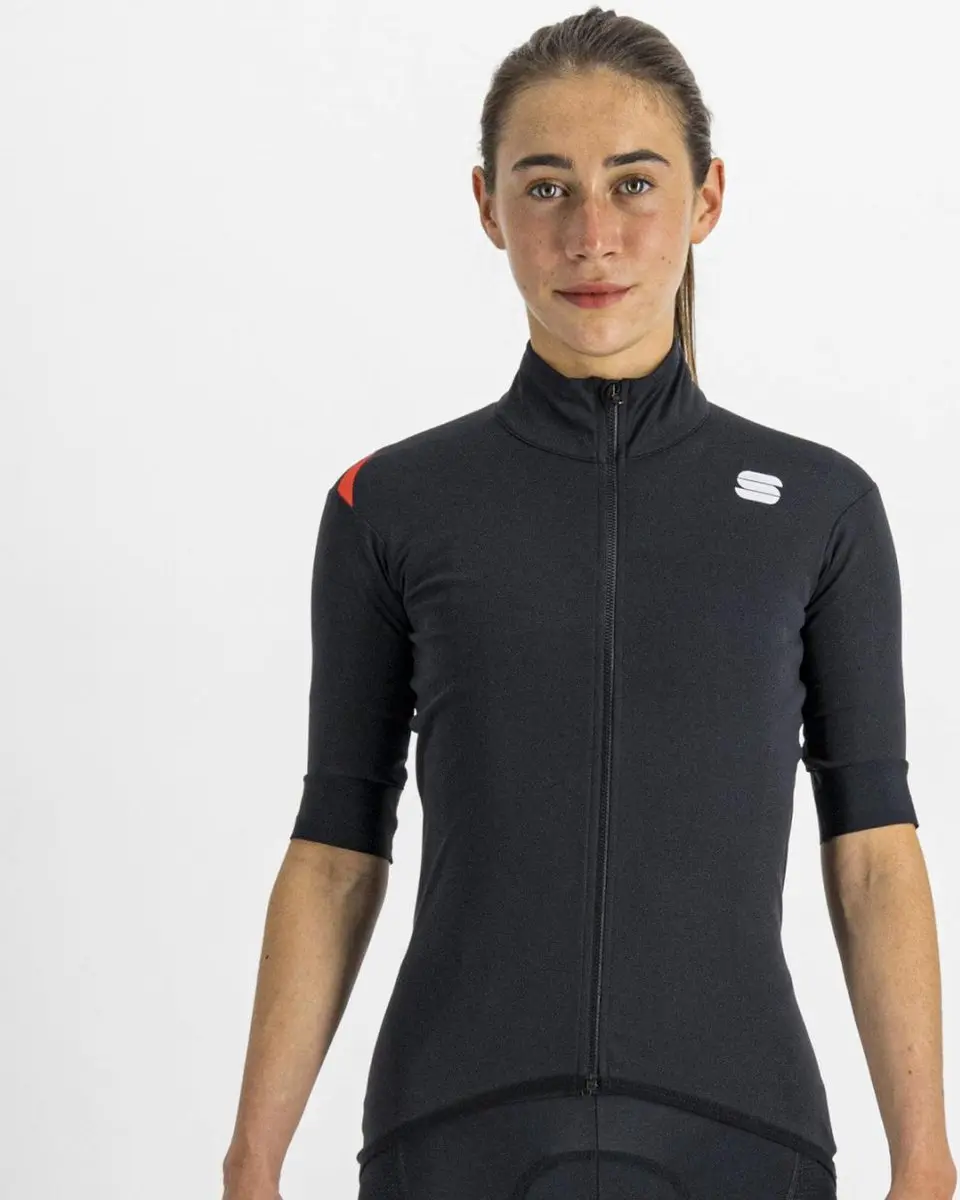 Sportful Fietsjack Lange mouwen voor Dames Zwart