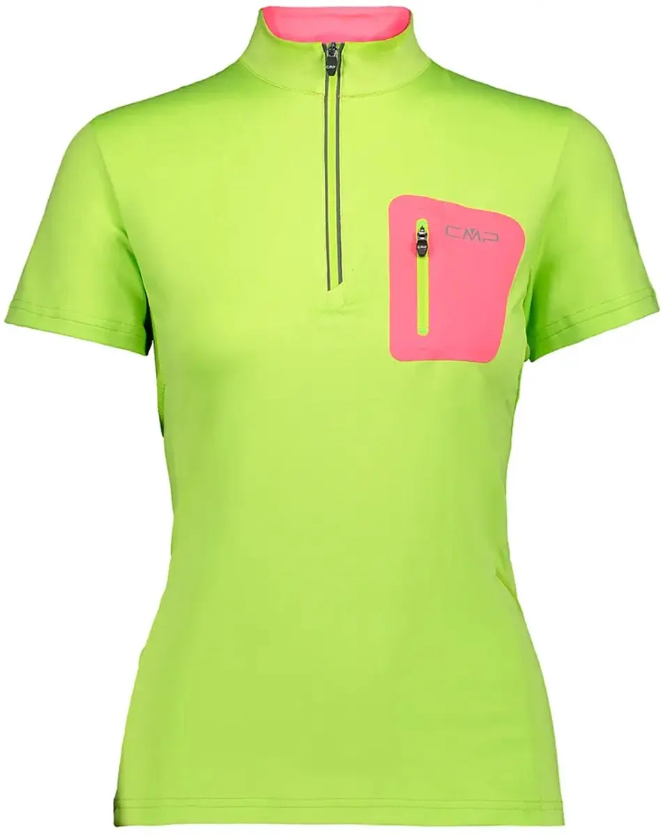 Cmp 3c89456t Free Bike Korte Mouw Wielertrui Groen L Vrouw