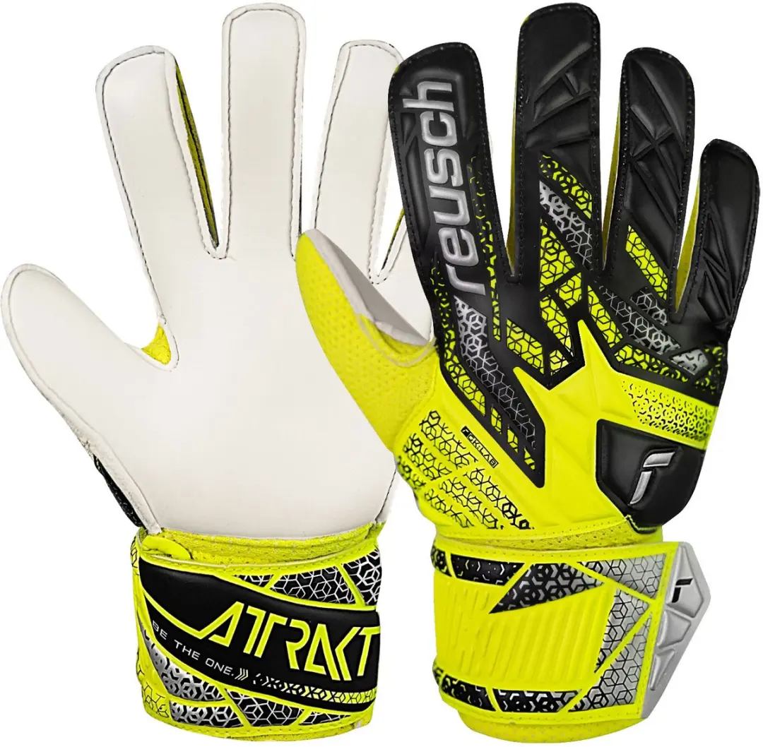 Reusch Attrakt Solid Junior Keepershandschoenen Geel 6