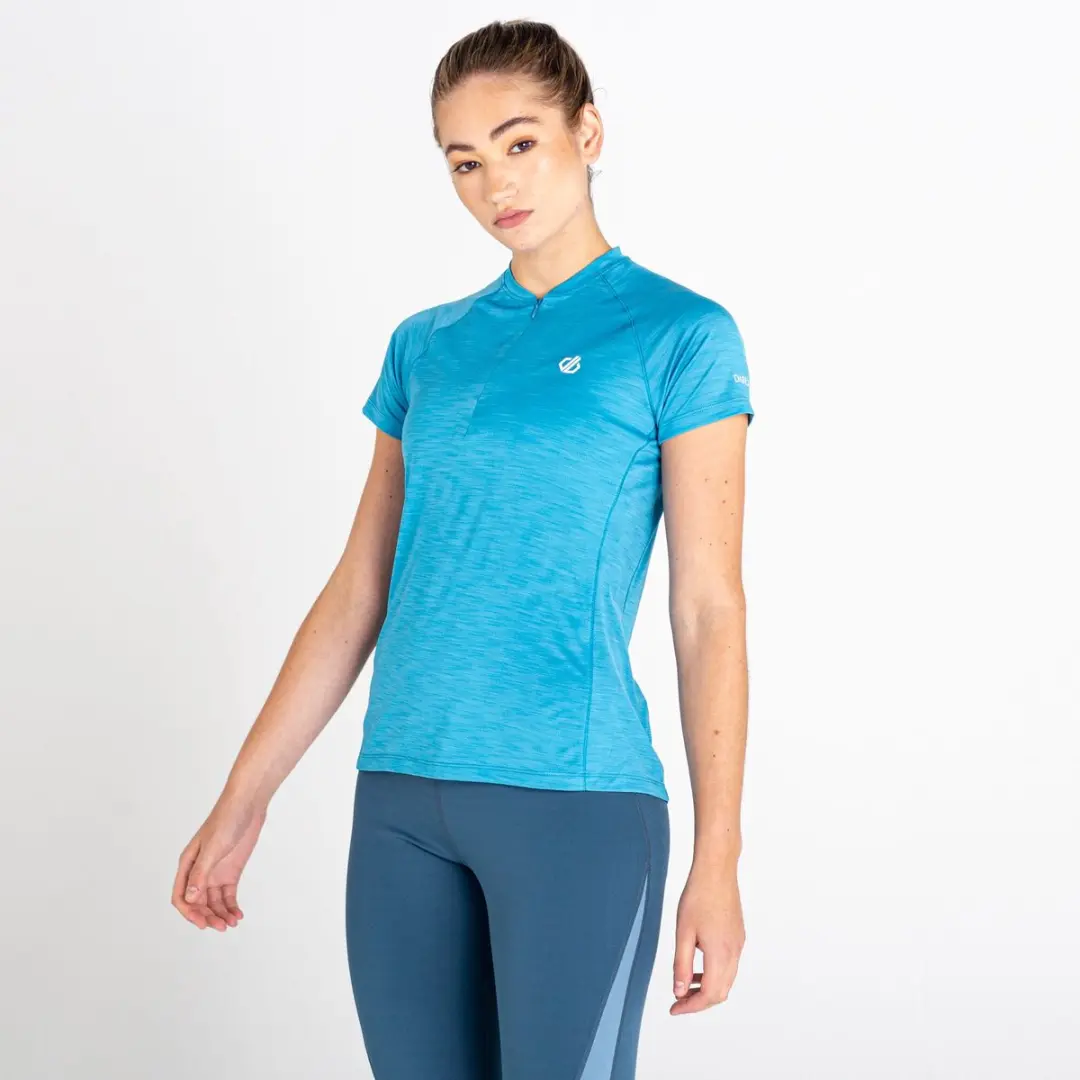 De Dare2B Outdare III jersey met korte mouwen en halve rits