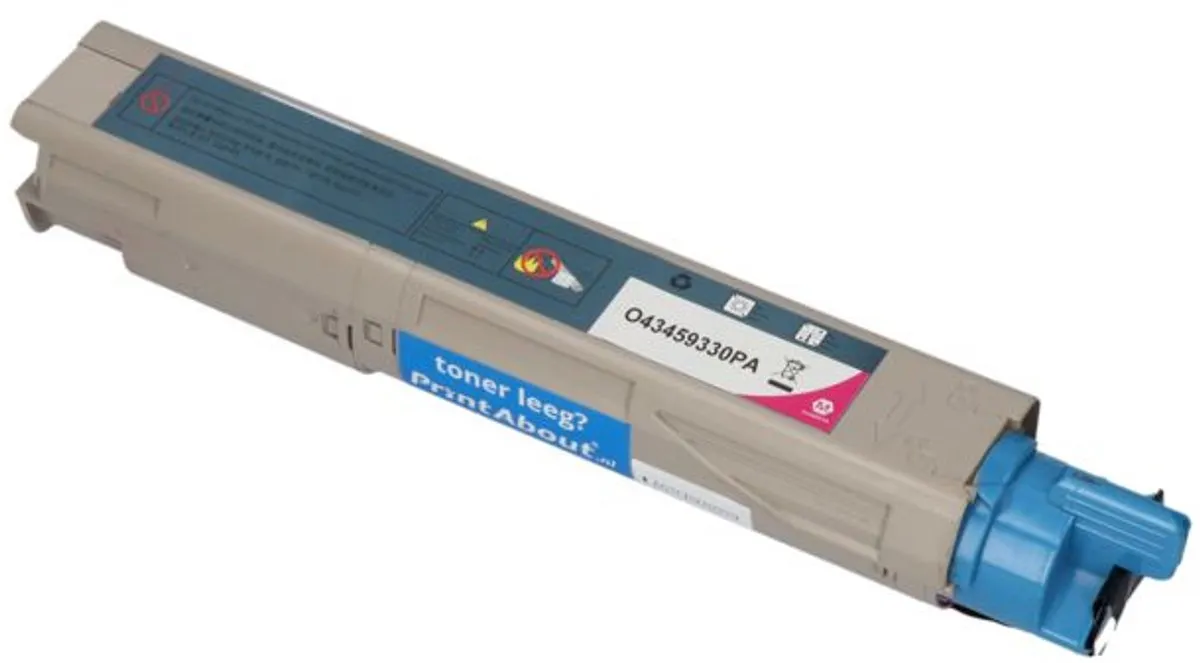 PrintAbout Huismerk OKI 43459329 Toner Geel - Magenta 2.750