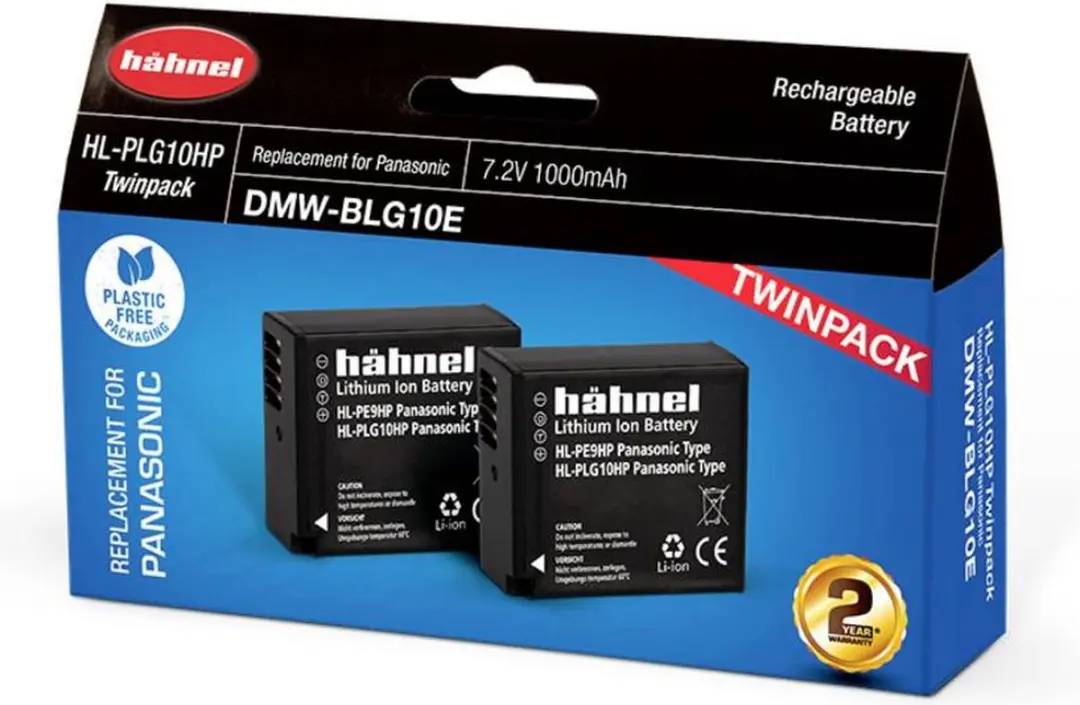 Hähnel HL-PLG10HP Batterij Twin Pack