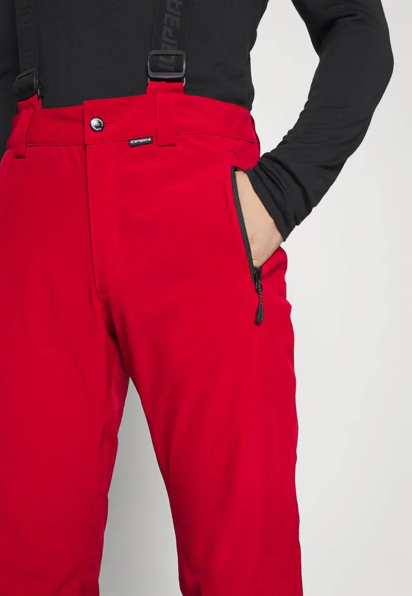 Icepeak Heren Freiberg Skipants - Rood - 1 Paar