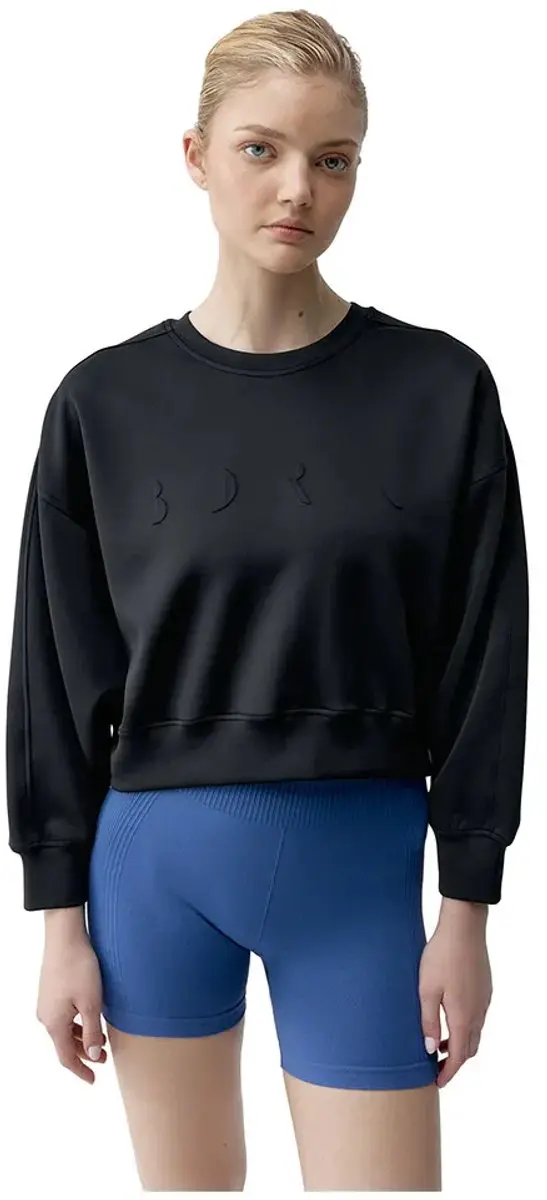 Born Living Yoga Flora Sweatshirt Zwart S Vrouw
