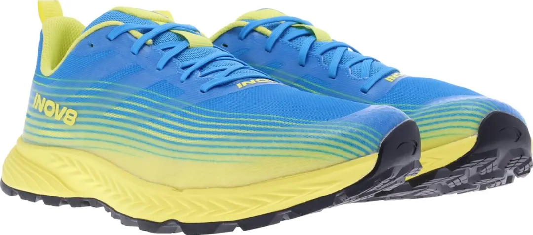 Inov-8 TrailFly Speed Heren - Blauw/Geel - afbeelding 6 van 6
