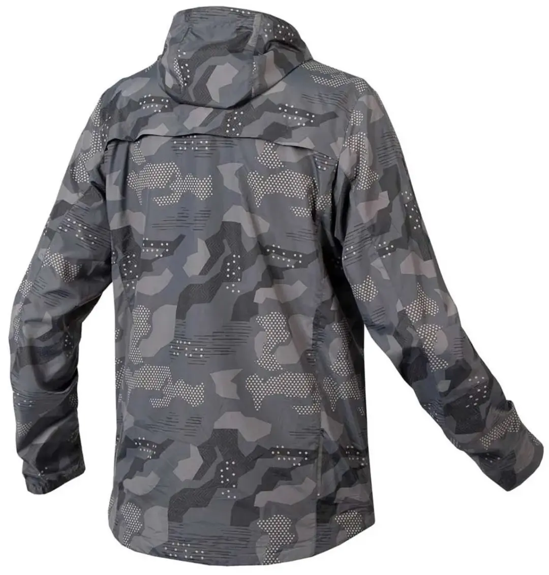 Endura Hummvee Windproof Shell Jacket - S - Grijs Camo