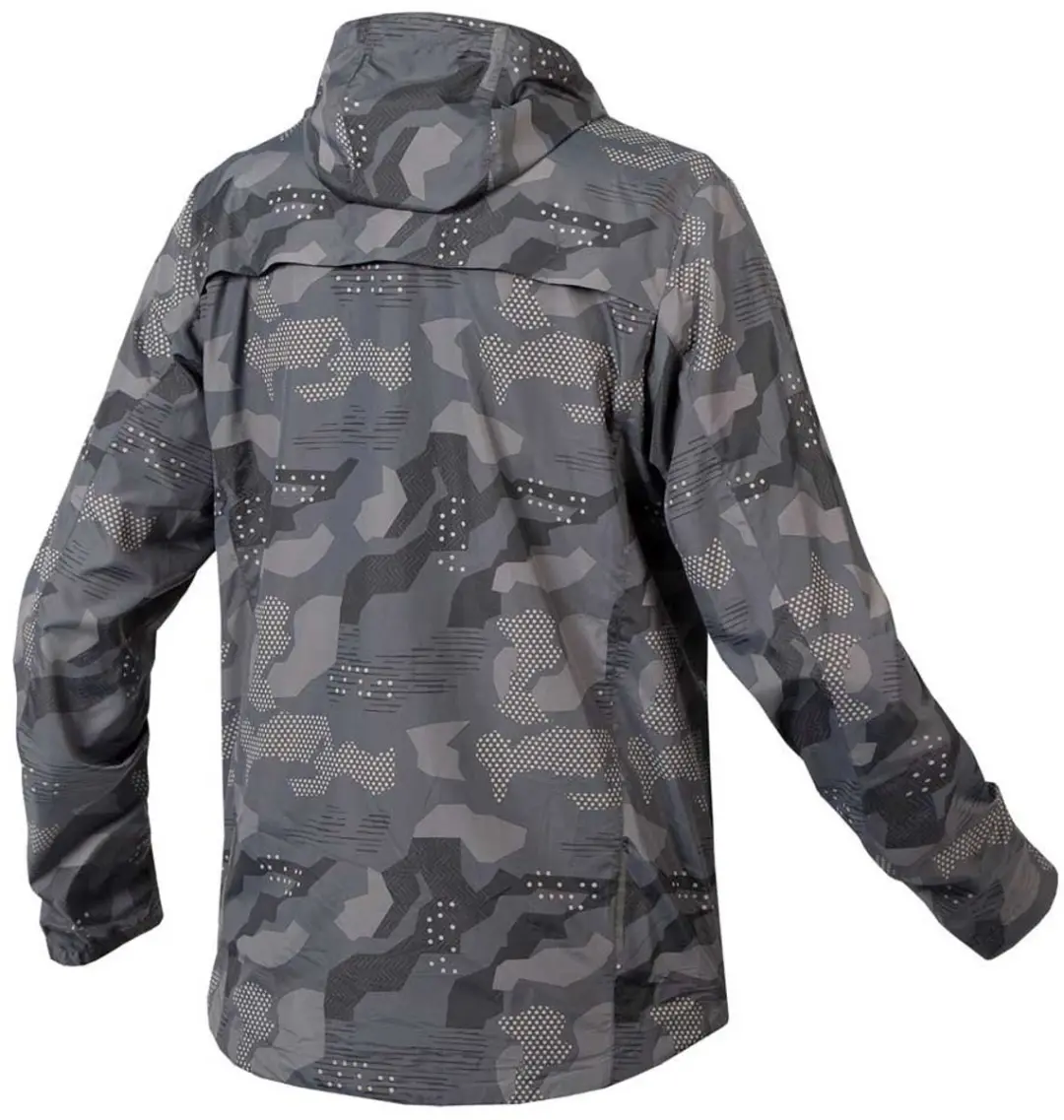 Endura Hummvee Windproof Shell Jacket - S - Grijs Camo