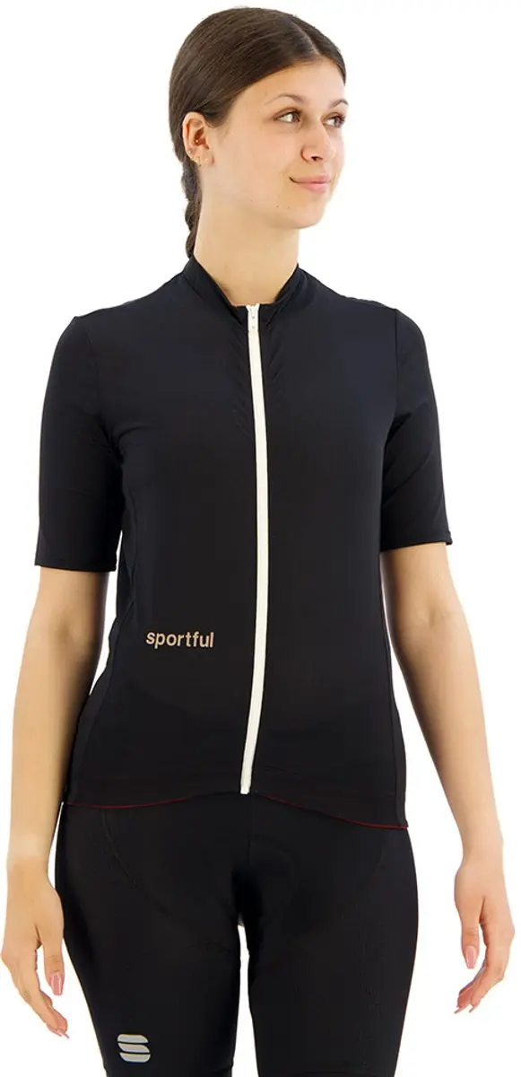 Sportful Classic Korte Mouw Wielertrui Zwart XL Vrouw